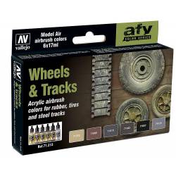 Model Air Set: Wheels and tracks.