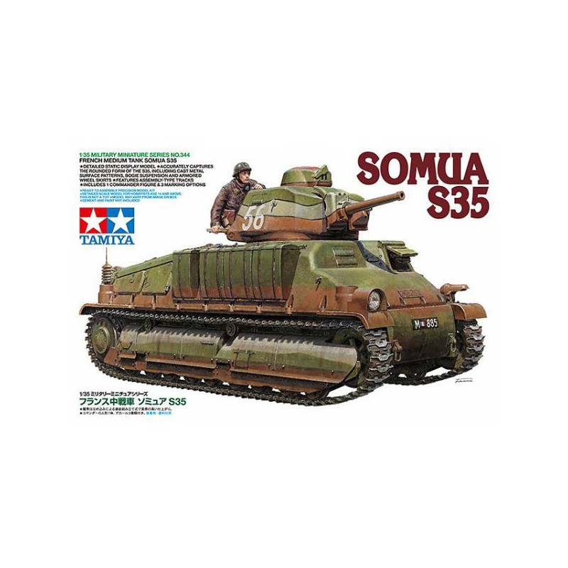 French Medium Tank SOMUA S35. TAMIYA 35344