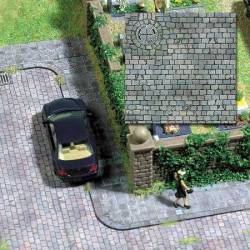 Calle adoquinada.