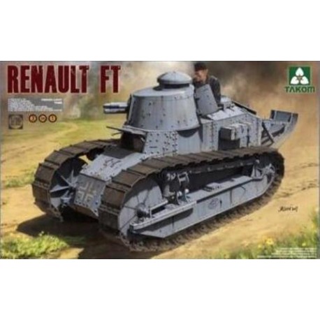 French light tank Renault FT-17. TAKOM 1004