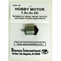 Motor eléctrico DC (1.5-3V). STEVENS SVM130
