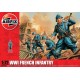 WWII French Infantry. AIRFIX A01728