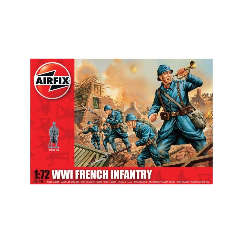 WWII French Infantry. AIRFIX A01728