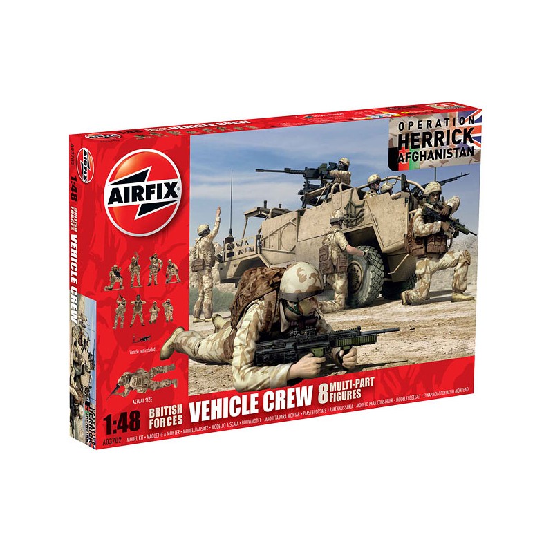 Tripulación británica, Operación Herrick. AIRFIX 03702