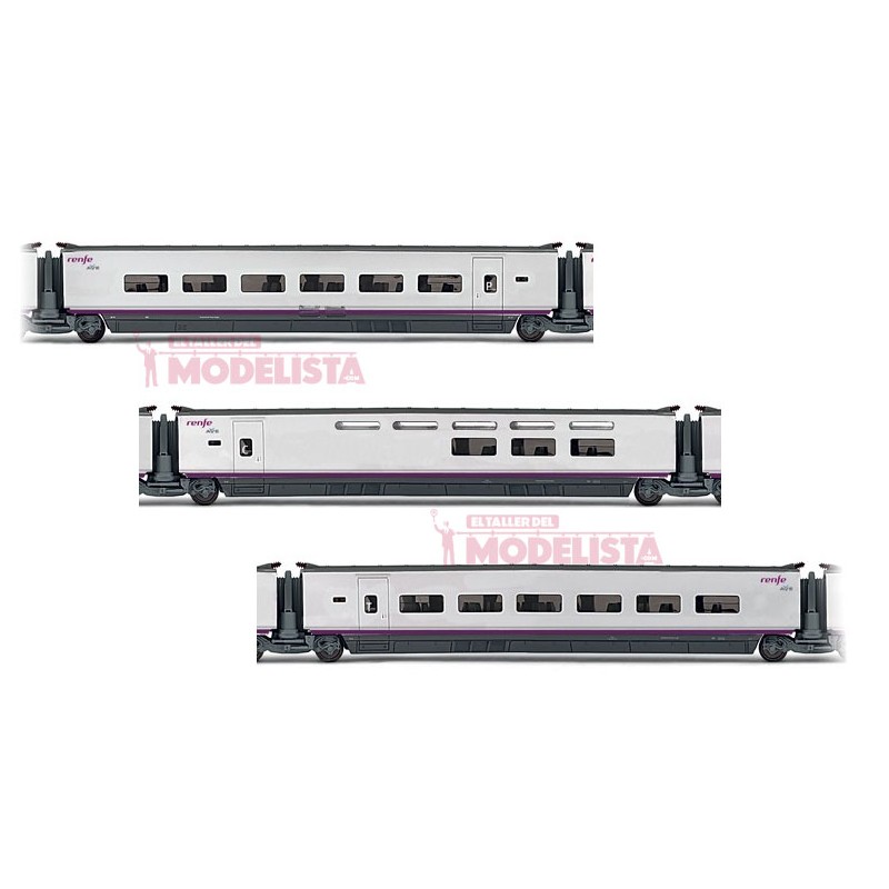 Set de coches para AVE S-100, RENFE. ELECTROTREN 3520