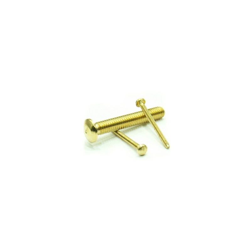 Brass Mini dome Head Bolt, M2 (x50). RB 003-38