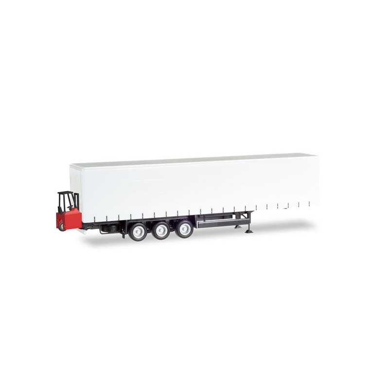 Box trailer 3 axle. HERPA 76784