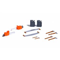 Ensemble d’outils forestiers.