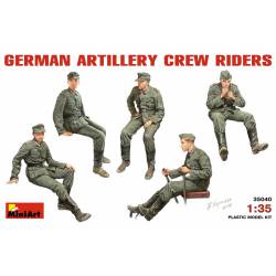 German artillery crew riders. MINIART 35040