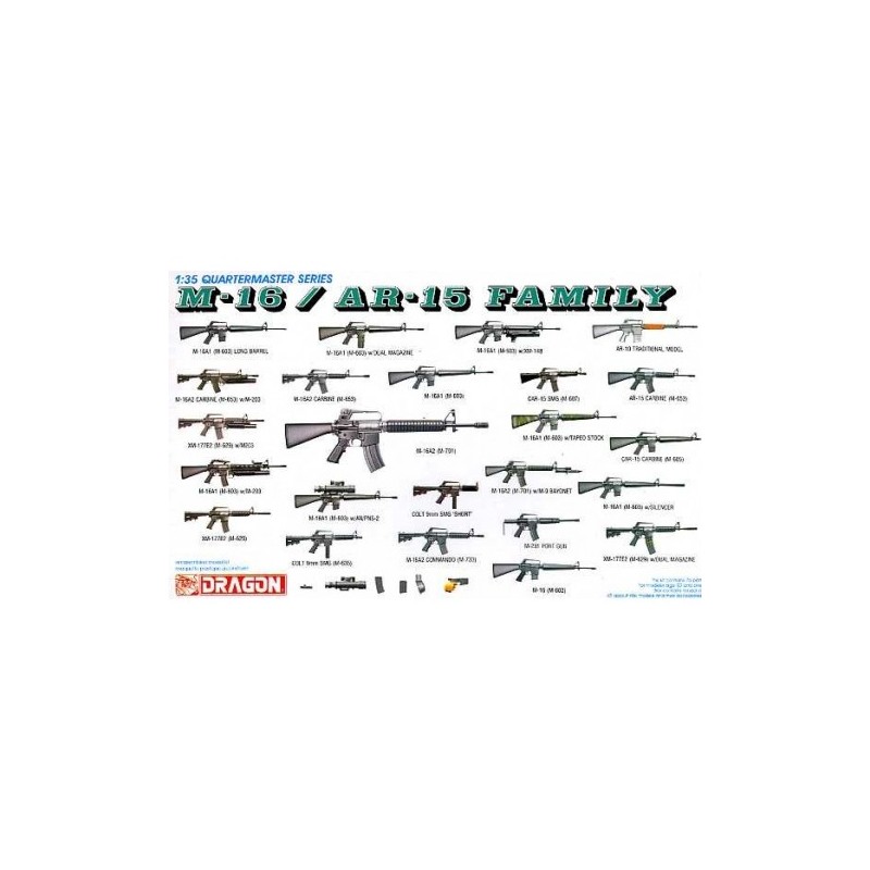 M-16/AR-15 Family. DRAGON 3801