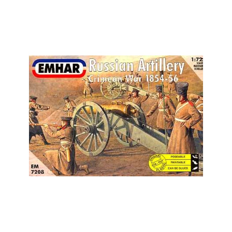 Artilleros rusos, Guerra de Crimea. EMHAR 7208