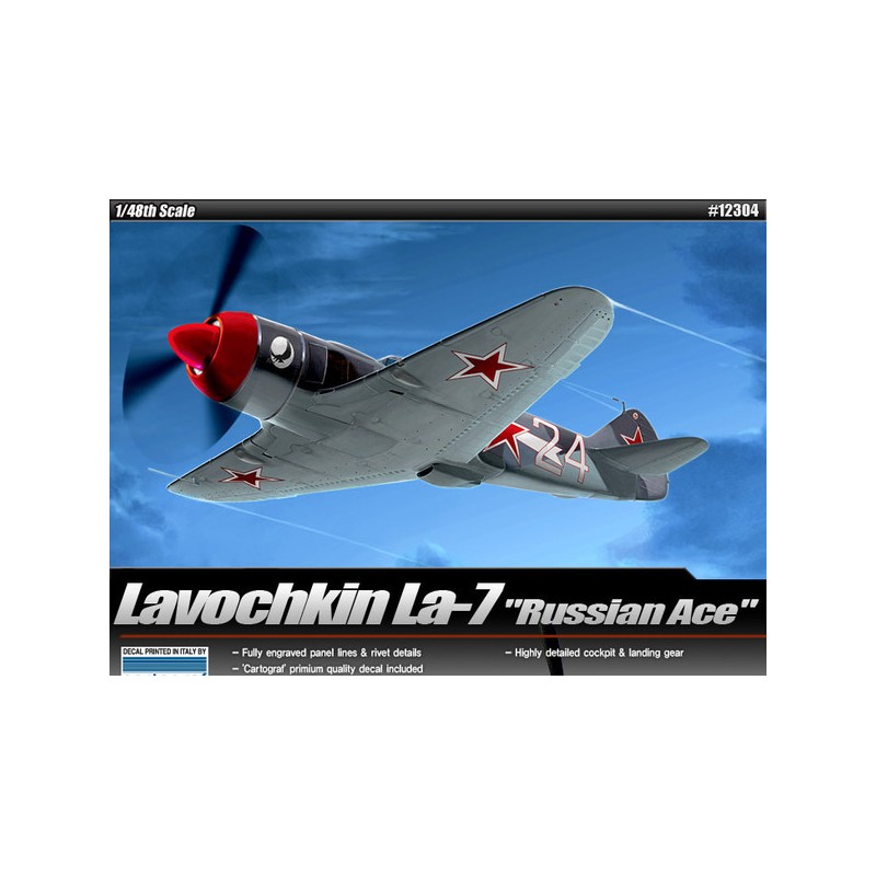 Lavochkin La-7 "Russian Ace". ACADEMY 12304