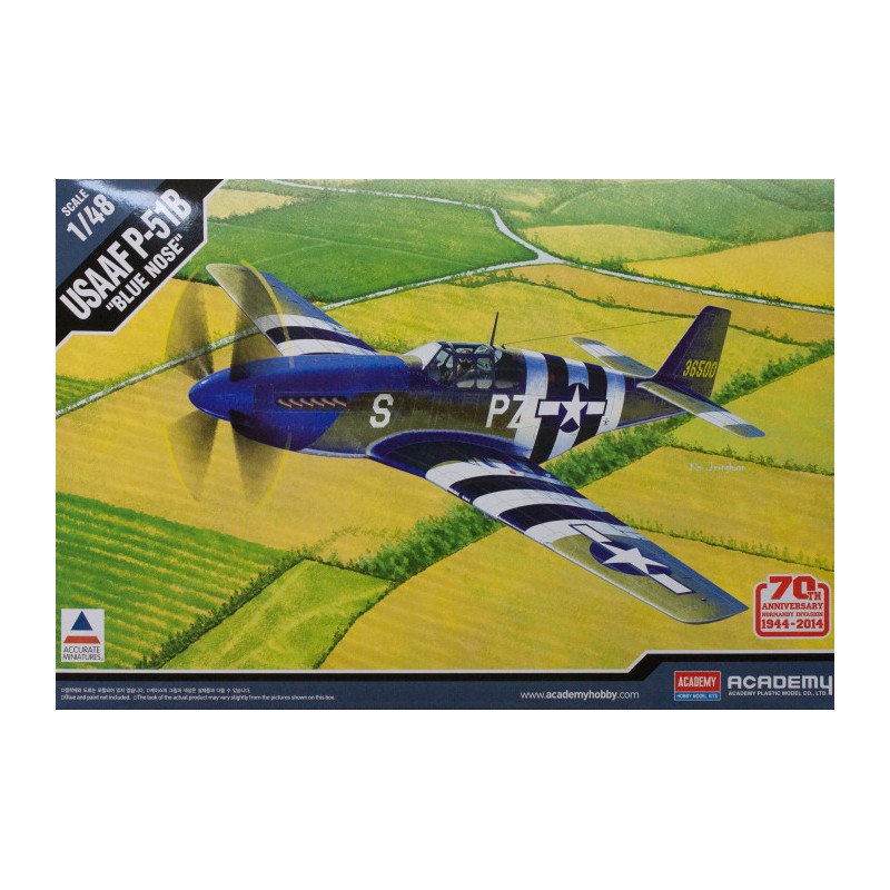 USAAF P-51B "Blue Nose". ACADEMY 12303