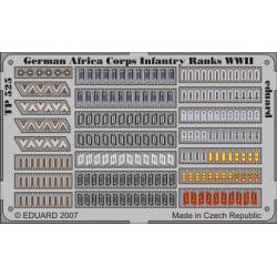 German Africa Corps Infantry Ranks WWII. EDUARD TP525