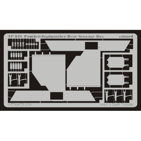 Panther/Jagdpanther: Caja de estiba trasera. EDUARD TP029