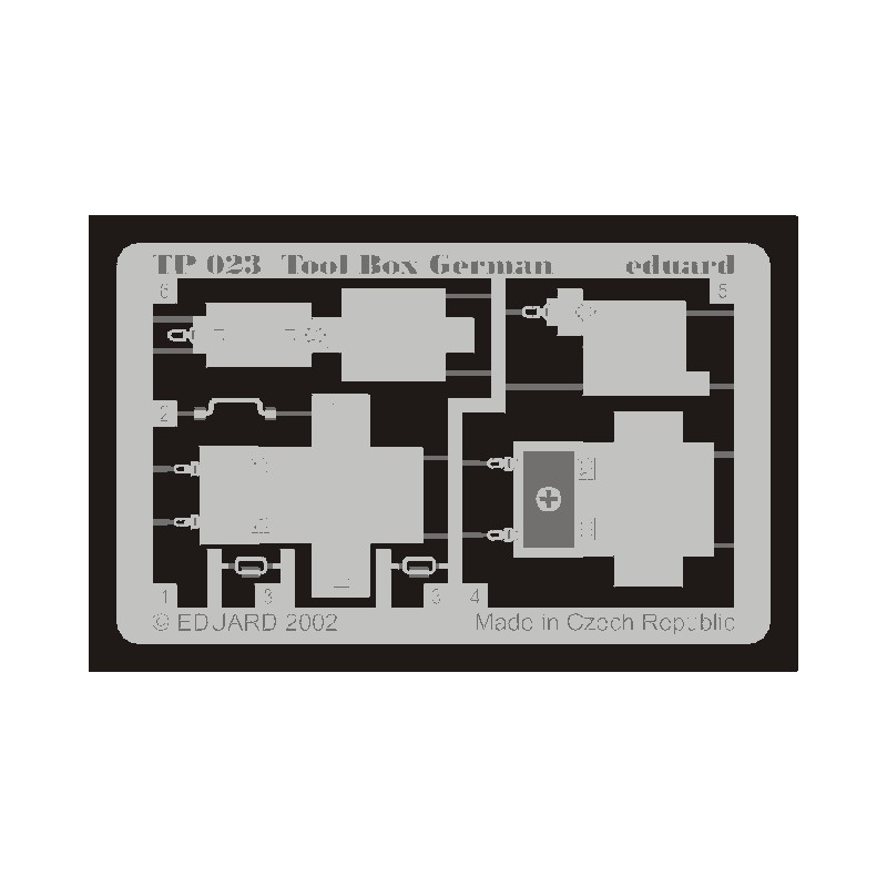 Cajas de herramientas alemanas. EDUARD TP023