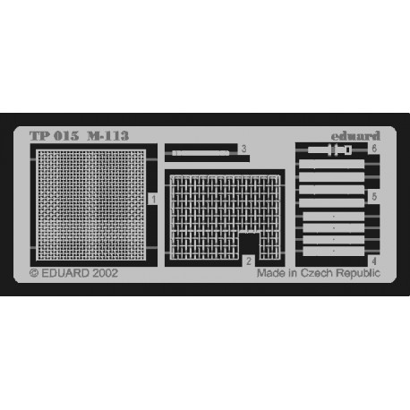 Photo-etched: M-113 (for Tamiya). EDUARD TP015