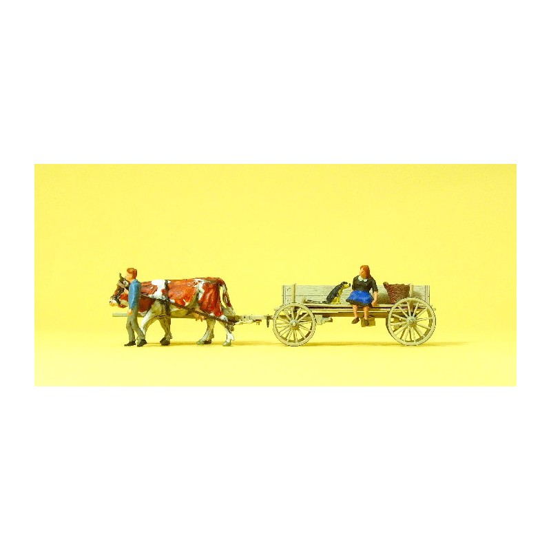 Farmers with farm wagon. PREISER 30412