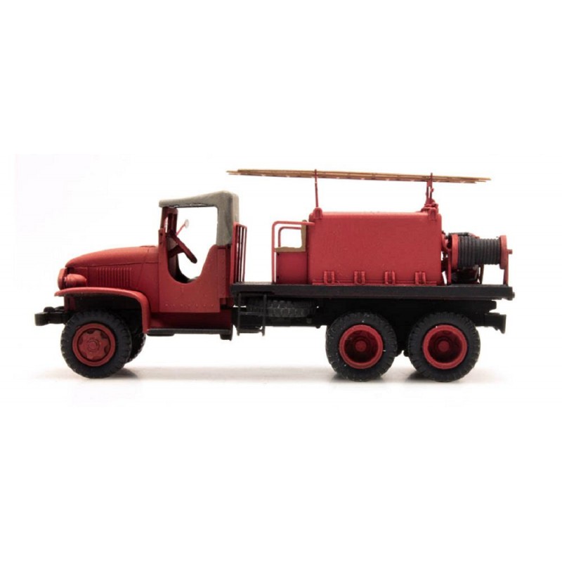 GMC w/ canvas cabin for forest fires.
