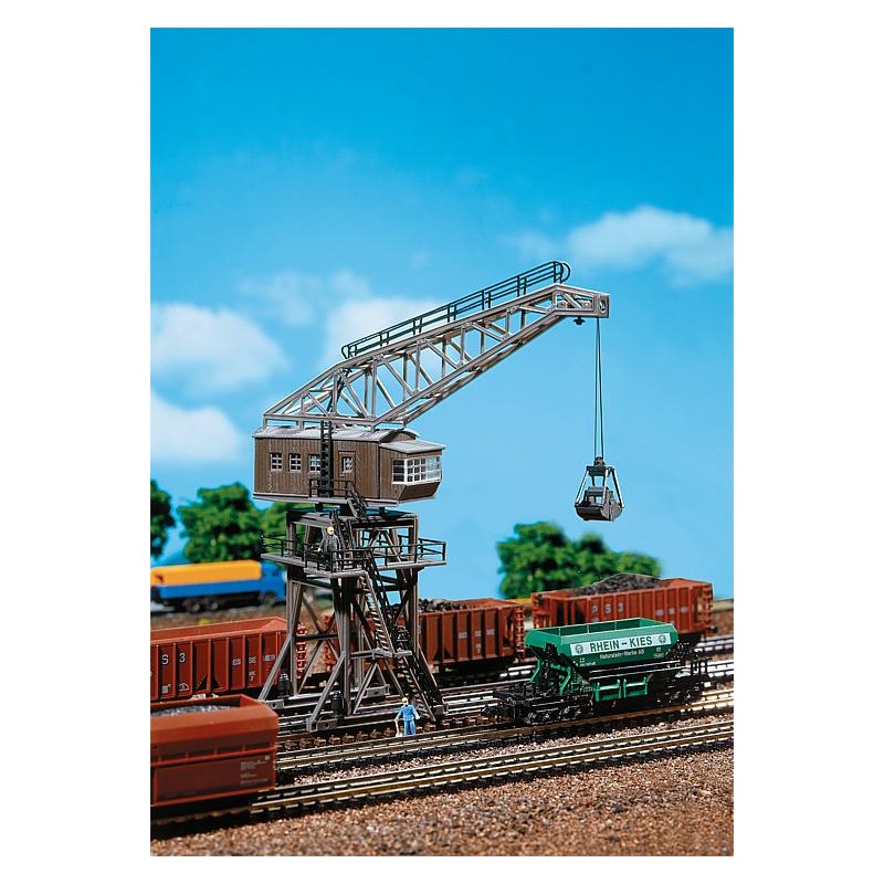 Grúa pórtico sobre railes. FALLER 222198