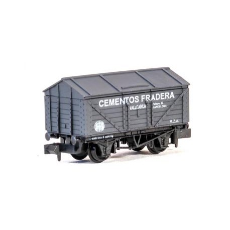 "Cementos Fradera" box wagon. PECO NR-P938