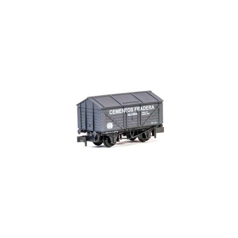 "Cementos Fradera" box wagon. PECO NR-P938