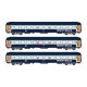 3-set of berth coaches UIC, WASTEELS. REE MODELES VB-193