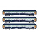 3-set of berth coaches UIC, WASTEELS. REE MODELES VB-193