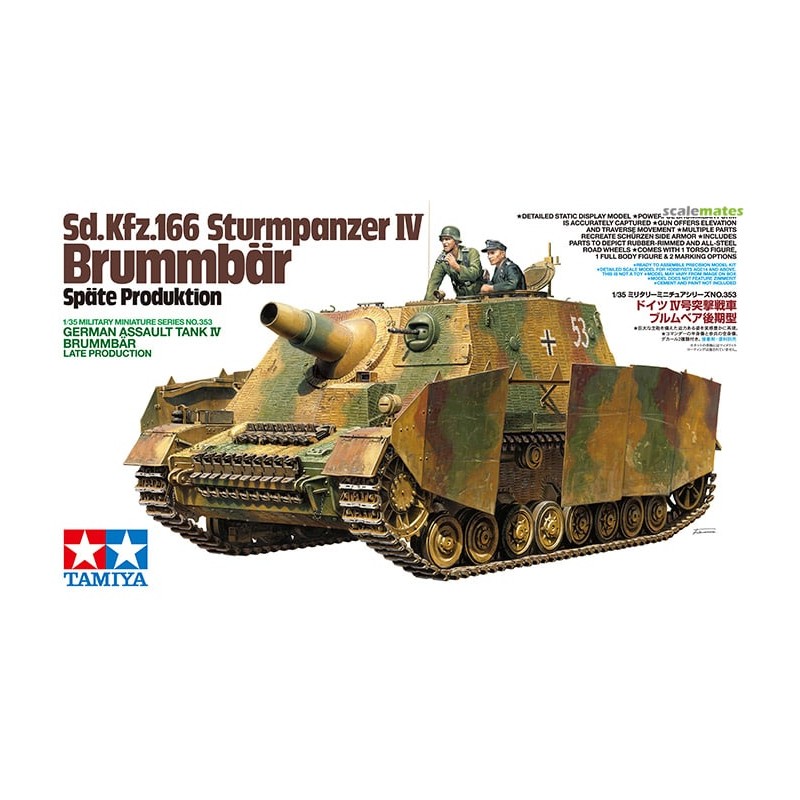 Sturmpanzer IV Brummbär sSdkfz166. TAMIYA 35353