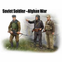 Soldados soviéticos. Guerra de Afghanistán.