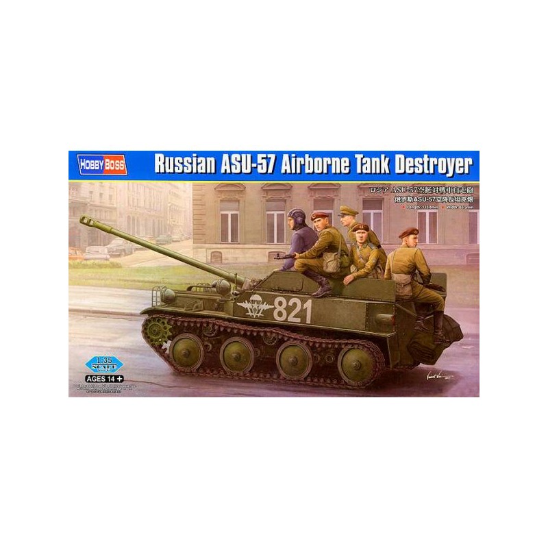 Anticarro ruso aerotransportado SAU-57. HOBBY BOSS 83896