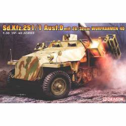 Sd.Kfz.251/1 Ausf.D. avec des lance-roquettes.
