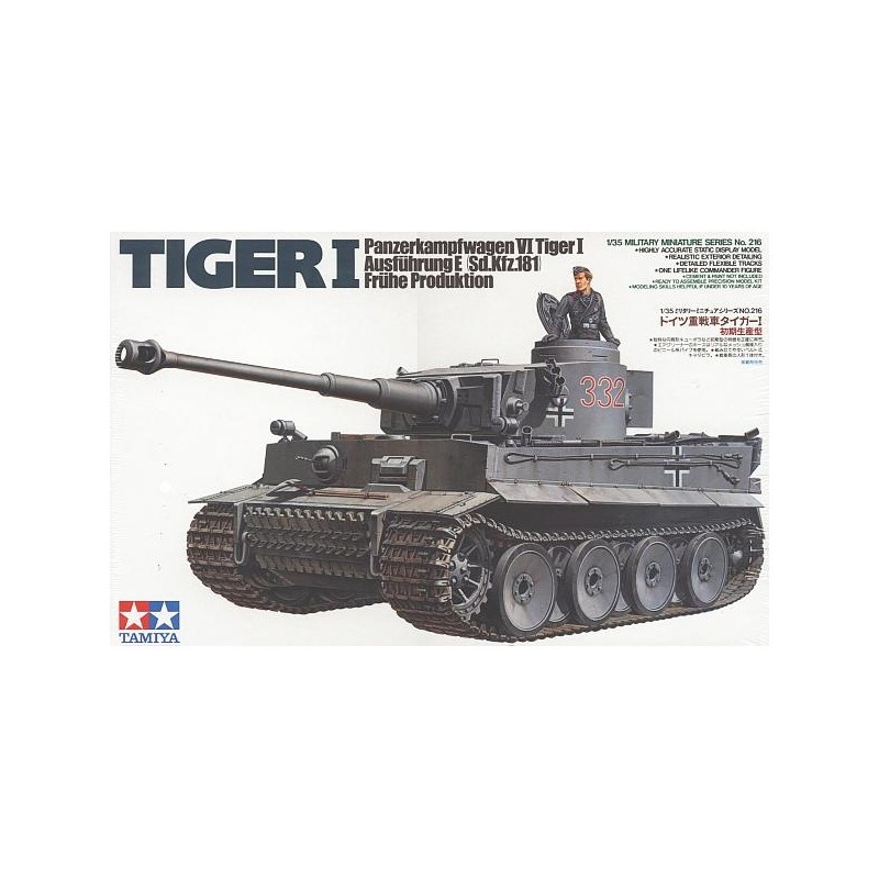 Tanque Tiger I, primera versión. TAMIYA 35216