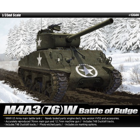 M4A3(76)W, Battle of Bulge. ACADEMY 13500