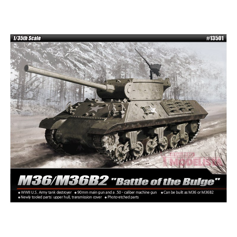 M36/M36B2, Batalla de las Ardenas. ACADEMY 13501 M36/M36B2, Batalla de las Ardenas. ACADEMY 13501