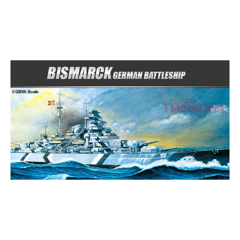 Bismarck German Battleship. ACADEMY 14109