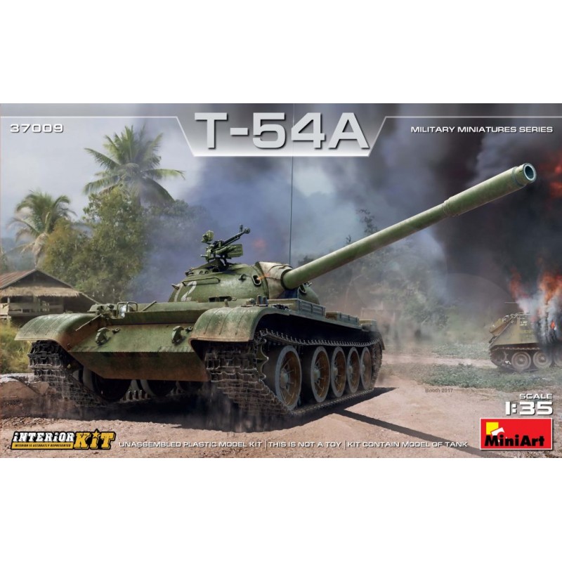 T-54A, with interior kit. MINIART 37009 T-54A, with interior kit. MINIART 37009