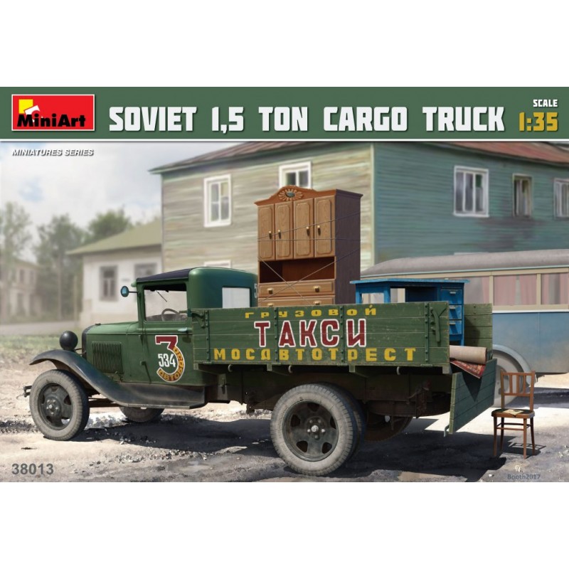 Soviet 1,5T cargo truck with load. MINIART 38013