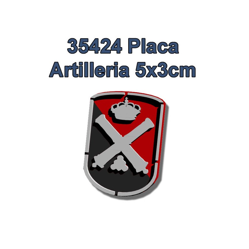 Placa de artillería para peanas. FCMODELTIPS 35424