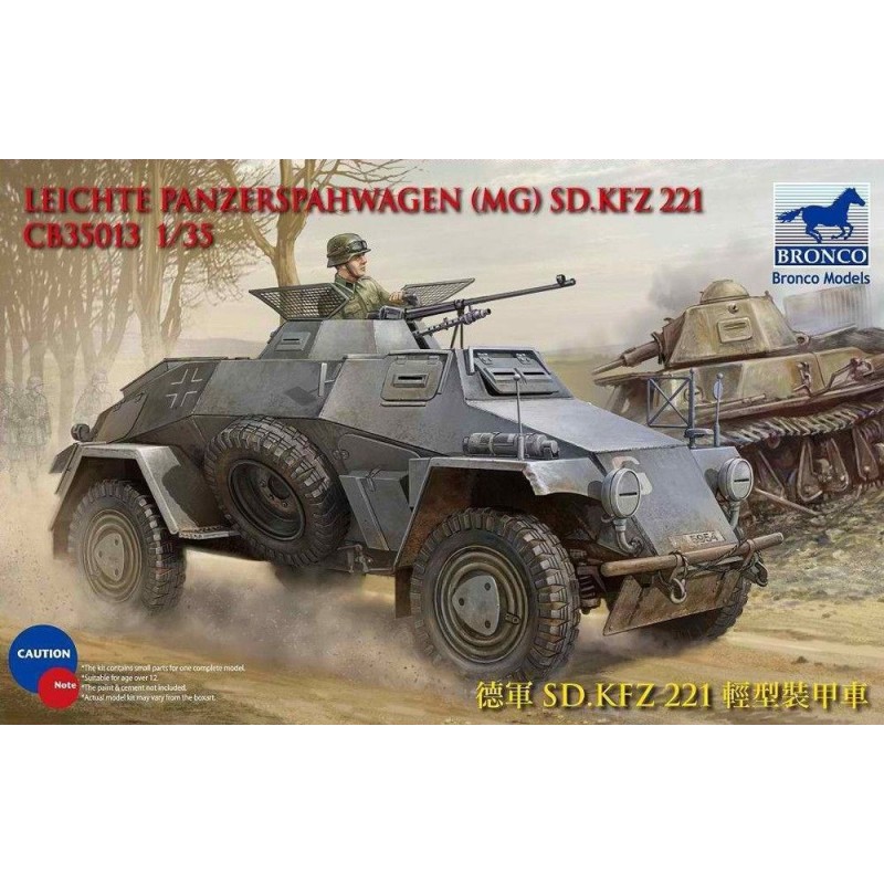 German Sd.Kfz.221 Leichter. BRONCO MODELS CB35013 German Sd.Kfz.221 Leichter. BRONCO MODELS CB35013