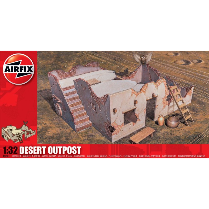 Edificio abandonado en el desierto. AIRFIX A06381 Edificio abandonado en el desierto. AIRFIX A06381