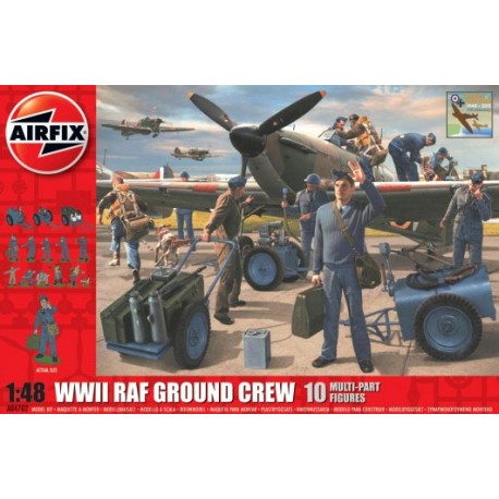 WWII RAF ground crew. AIRFIX A04702