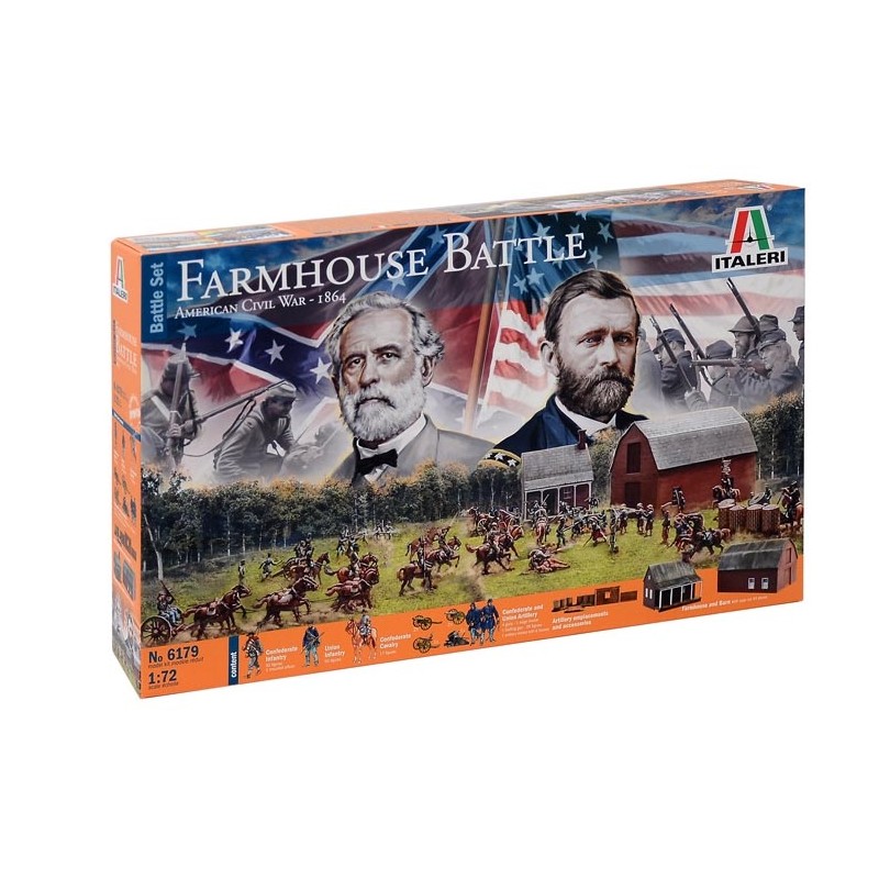 Batalla de la Granja, Guerra Civil Americana. ITALERI 6179