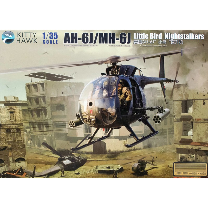 AH-6J/MH-6J, "Little Bird". KITTY HAWK 50003 AH-6J/MH-6J, "Little Bird". KITTY HAWK 50003