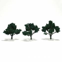 3 alberi, verde scuro.