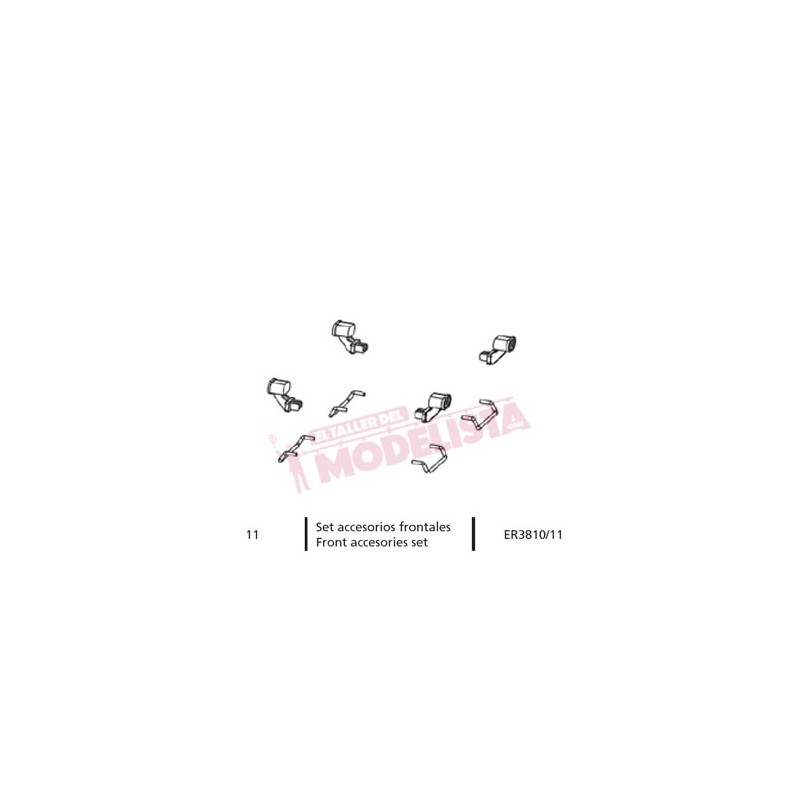 Set accesorios frontales, RENFE 303. ER3810/11