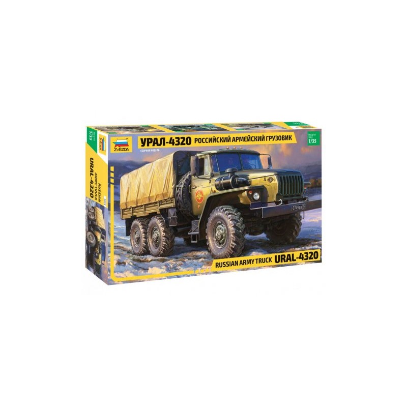 Camión ruso URAL-4320. ZVEZDA 3654