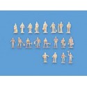 Unpainted figures. MODEL SCENE 5156