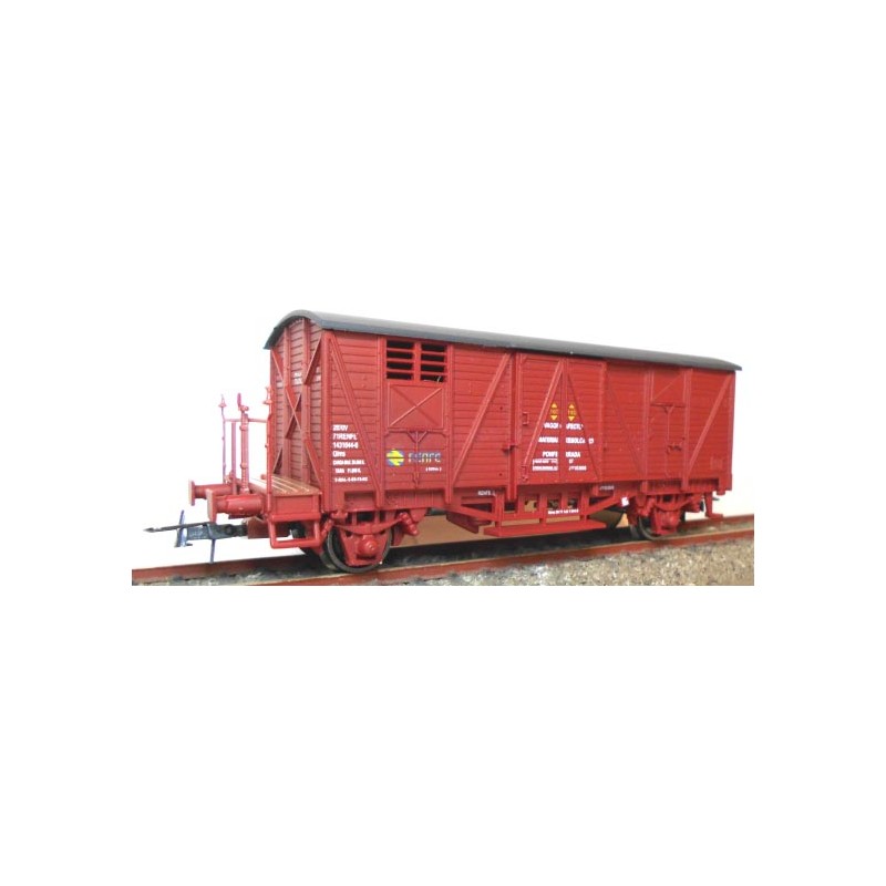 Closed wagon RENFE , J-303808. KTRAIN 0703P