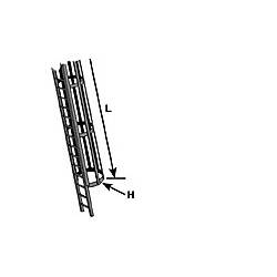 Safety cage and ladder set. PLASTRUCT 90431